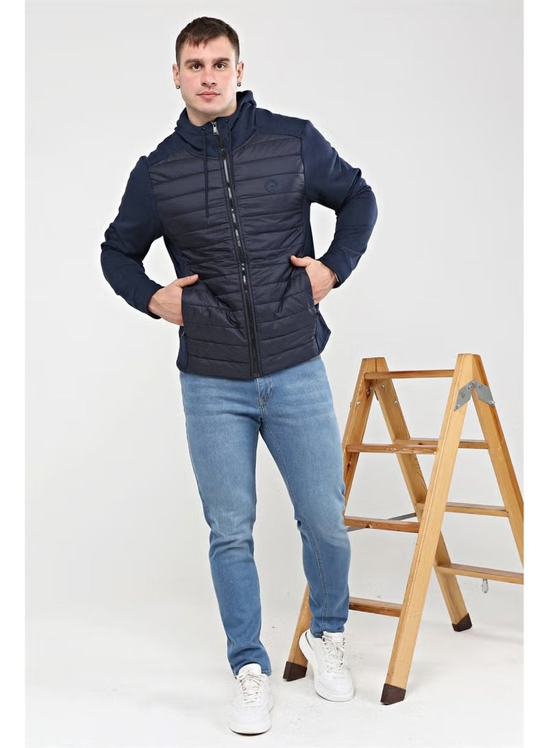 BRZ Collection Windproof Contrast Men's Jacket - Image 2